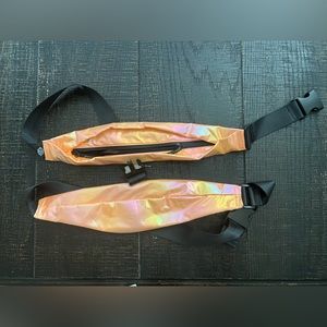 Free People Movement Slim Fold Runner Bag in Coral NEW